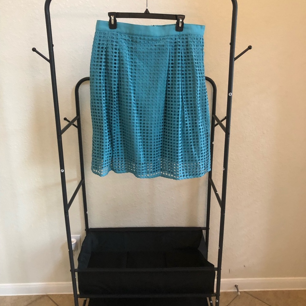 Elegant Blue A-Line Skirt